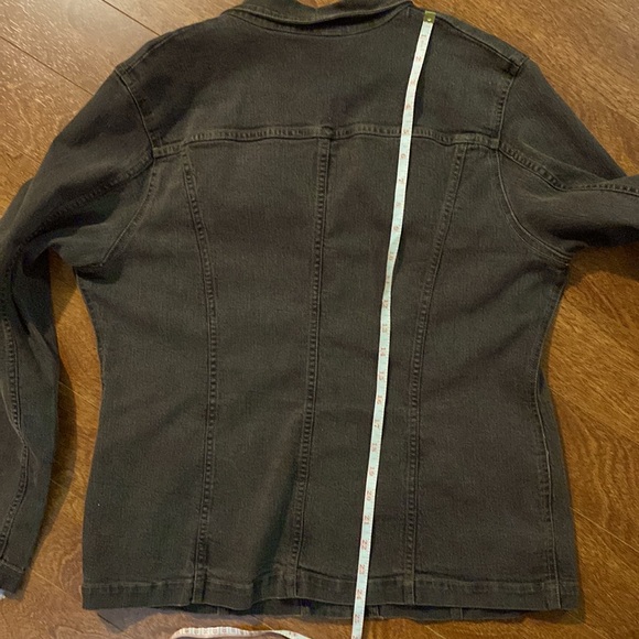 Brown denim stretch jacket - Picture 6 of 6